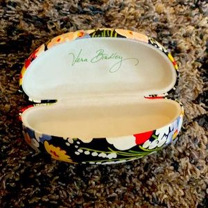 Vera Bradley large sunglasses case in poppy field